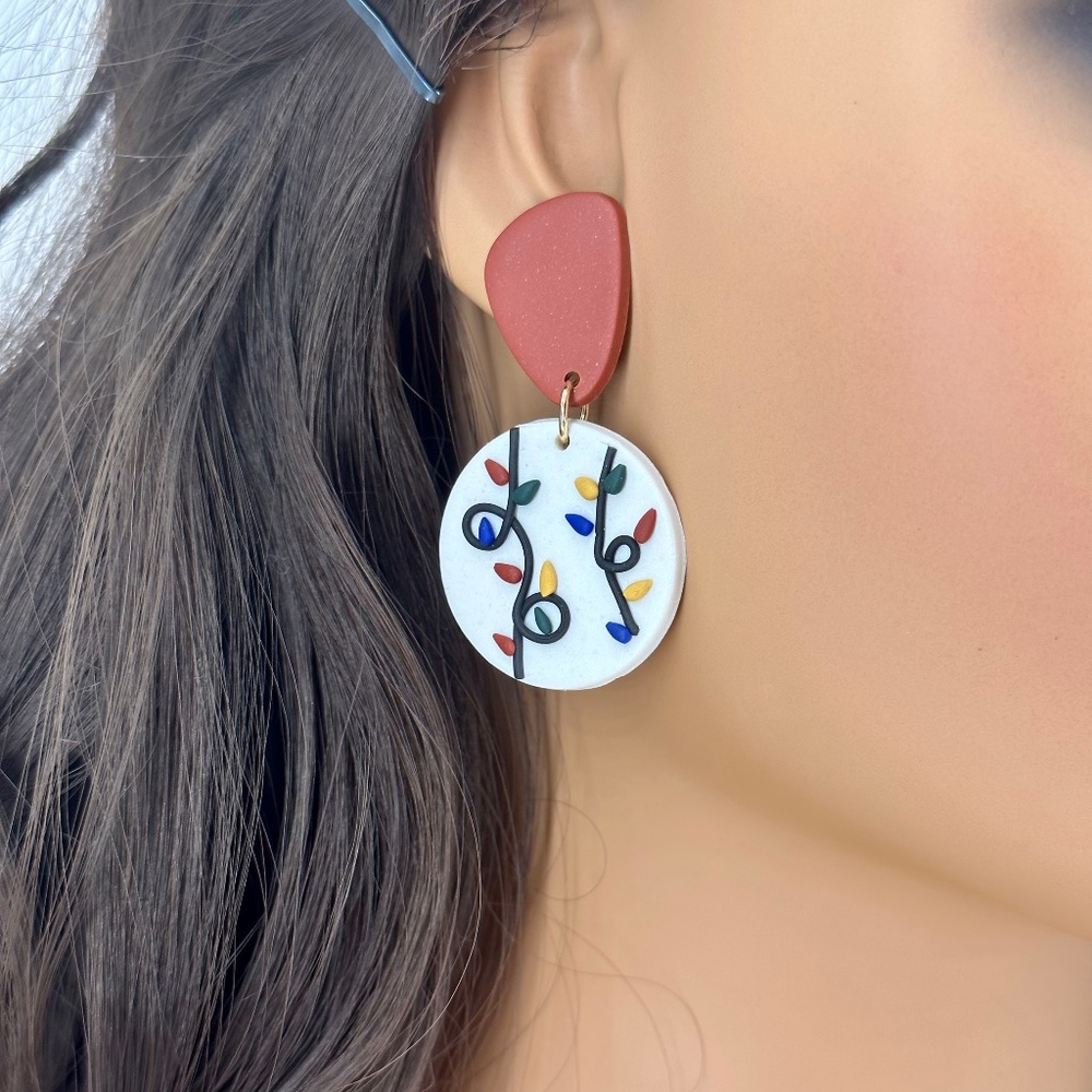 Christmas Festively Dangle Drop Earrings
